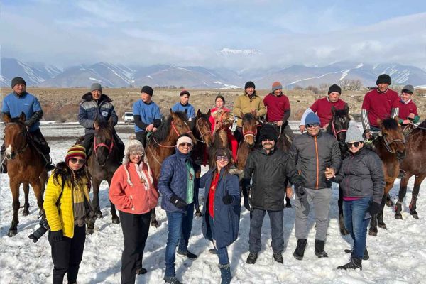 Kyrgyzstan snow drive trip planner with Embarq